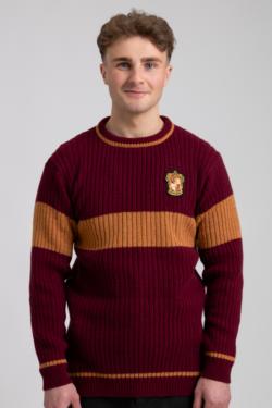 OFFICIAL WARNER BROS. HARRY POTTER GRYFFINDOR QUIDDITCH SWEATER